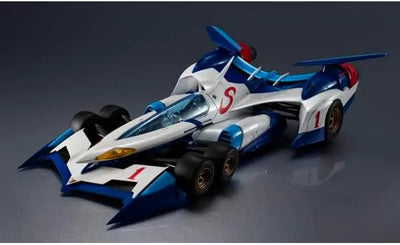 Shin Seiki GPX Cyber Formula SAGA - Shin Seiki GPX Cyber Formula SIN - ν-Asurada AKF-0/G - Variable Action Hi-Spec - 1/18 (MegaHouse)ㅤ – MegaHouse – ActionFigure Brasil — ângulo diferente