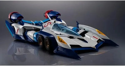 Shin Seiki GPX Cyber Formula SAGA - Shin Seiki GPX Cyber Formula SIN - ν-Asurada AKF-0/G - Variable Action Hi-Spec - 1/18 (MegaHouse)ㅤ – MegaHouse – ActionFigure Brasil — detalhe do produto