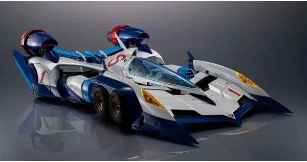 Shin Seiki GPX Cyber Formula SAGA - Shin Seiki GPX Cyber Formula SIN - ν-Asurada AKF-0/G - Variable Action Hi-Spec - 1/18 (MegaHouse)ㅤ – MegaHouse – ActionFigure Brasil