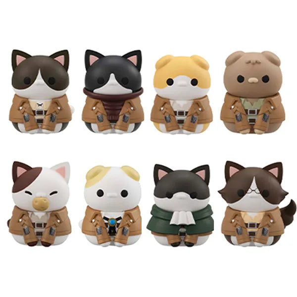 Shingeki no Kyojin - Attack on Nyanko Survey Corps Group da Nyan! - Mega Cat Project (MegaHouse)ㅤ – MegaHouse – ActionFigureBrasil