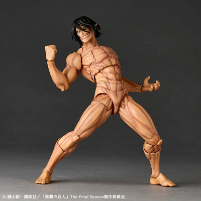 Shingeki no Kyojin - Eren Kyojin - Amazing Yamaguchi - Revoltech NR057 (Kaiyodo)ㅤ – Kaiyodo – ActionFigureBrasil — detalhe do produto