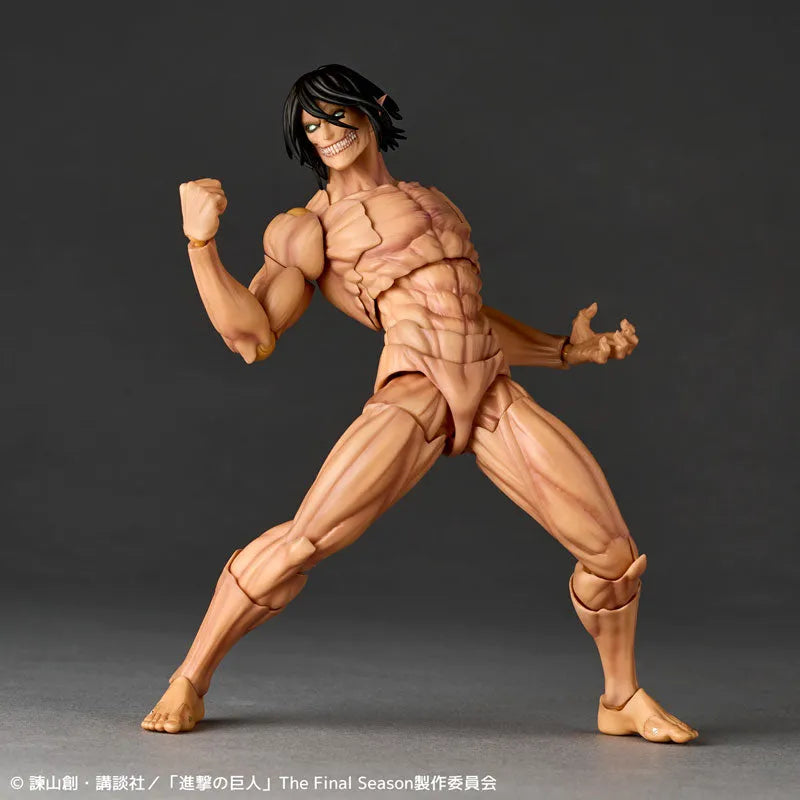 Shingeki no Kyojin - Eren Kyojin - Amazing Yamaguchi - Revoltech NR057 (Kaiyodo)ㅤ – Kaiyodo – ActionFigureBrasil