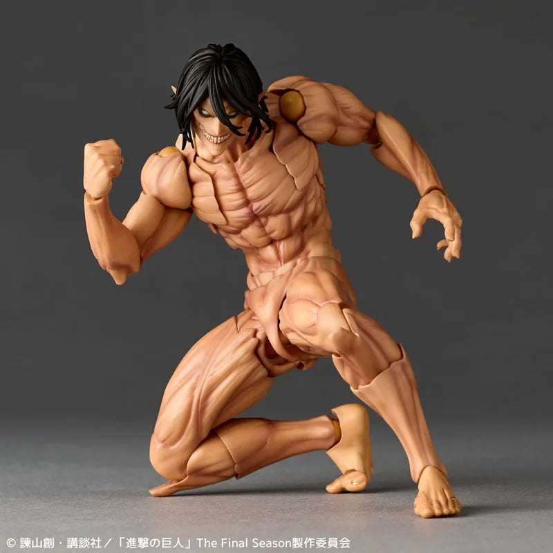 Shingeki no Kyojin - Eren Kyojin - Amazing Yamaguchi - Revoltech NR057 (Kaiyodo)ㅤ – Kaiyodo – ActionFigureBrasil