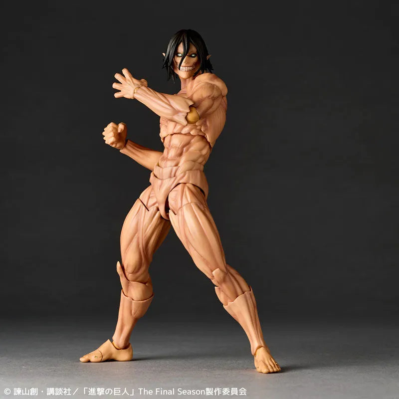 Shingeki no Kyojin - Eren Kyojin - Amazing Yamaguchi - Revoltech NR057 (Kaiyodo)ㅤ – Kaiyodo – ActionFigureBrasil