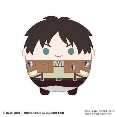 Shingeki no Kyojin - Fuwa Kororin - Plush Mascot - Shingeki no Kyojin Fuwa Kororin 2 - Set Of 6 (Max Limited, Takara Tomy A.R.T.S)ㅤ – Takara Tomy Arts – ActionFigureBrasil — ângulo diferente