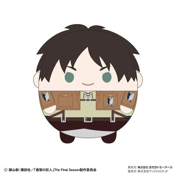 Shingeki no Kyojin - Fuwa Kororin - Plush Mascot - Shingeki no Kyojin Fuwa Kororin 2 - Set Of 6 (Max Limited, Takara Tomy A.R.T.S)ㅤ – Takara Tomy Arts – ActionFigureBrasil