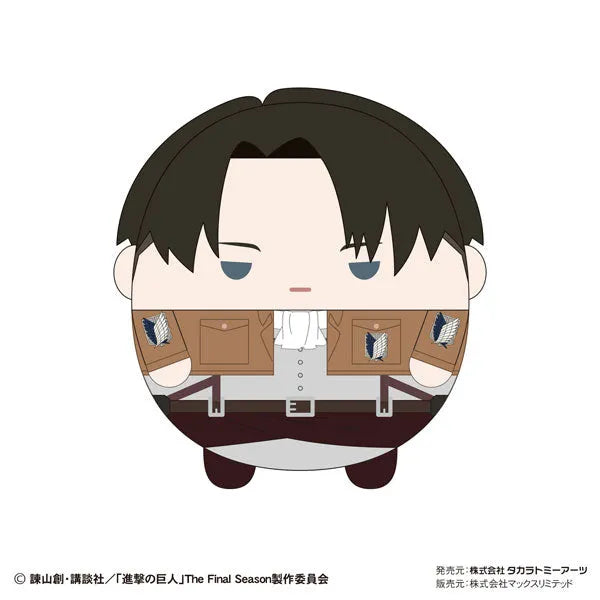 Shingeki no Kyojin - Fuwa Kororin - Plush Mascot - Shingeki no Kyojin Fuwa Kororin 2 - Set Of 6 (Max Limited, Takara Tomy A.R.T.S)ㅤ – Takara Tomy Arts – ActionFigureBrasil