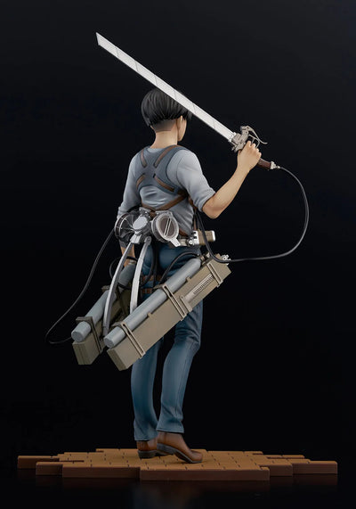 Shingeki no Kyojin - Levi - BRAVE-ACT - 1/8 - ver.2B (Sentinel)ㅤ – Sentinel As Manufacturer – ActionFigureBrasil — ângulo diferente