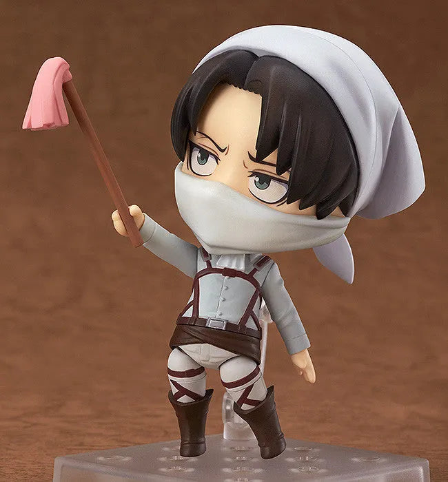 Shingeki no Kyojin - Levi - Nendoroid #417 - Cleaning ver. (Good Smile Company)ㅤ – Good Smile Company – ActionFigure Brasil