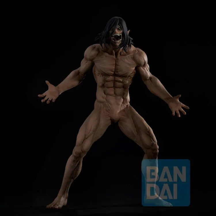 Shingeki no Kyojin The Final Season - Eren Kyojin - Ichiban Kuji Shingeki no Kyojin ~Jiyuu o Motomete~ - Mega Impact - A Prize (Bandai Spirits)ㅤ – Bandai Spirits – ActionFigureBrasil