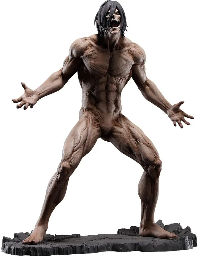 Shingeki no Kyojin The Final Season - Eren Kyojin - Ichiban Kuji Shingeki no Kyojin ~Kabe no Soto no Sekai~ (Last One Prize) - Mega Impact (Bandai Spirits)ㅤ – Bandai Spirits – ActionFigure Brasil