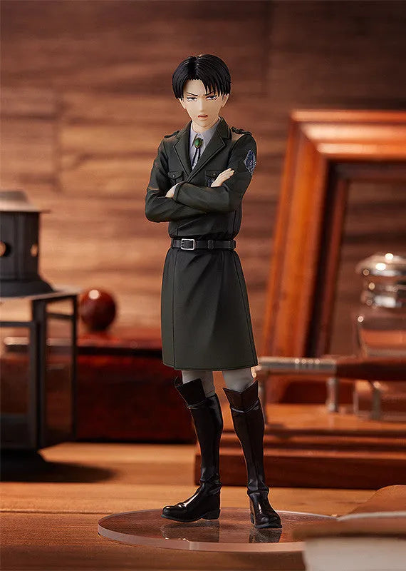 Shingeki no Kyojin The Final Season - Levi - Pop Up Parade - Dark Color Ver. (Good Smile Company)ㅤ – Good Smile Company – ActionFigureBrasil