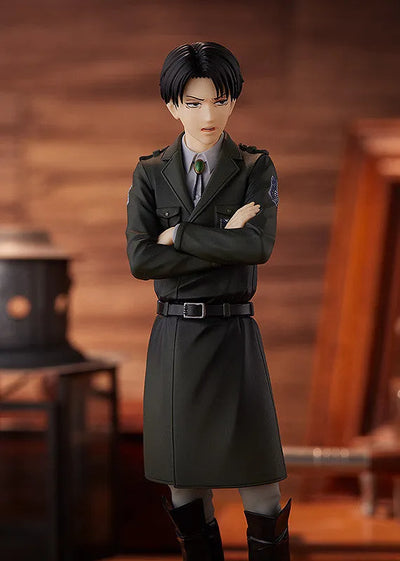 Shingeki no Kyojin The Final Season - Levi - Pop Up Parade - Dark Color Ver. (Good Smile Company)ㅤ – Good Smile Company – ActionFigureBrasil — ambientada