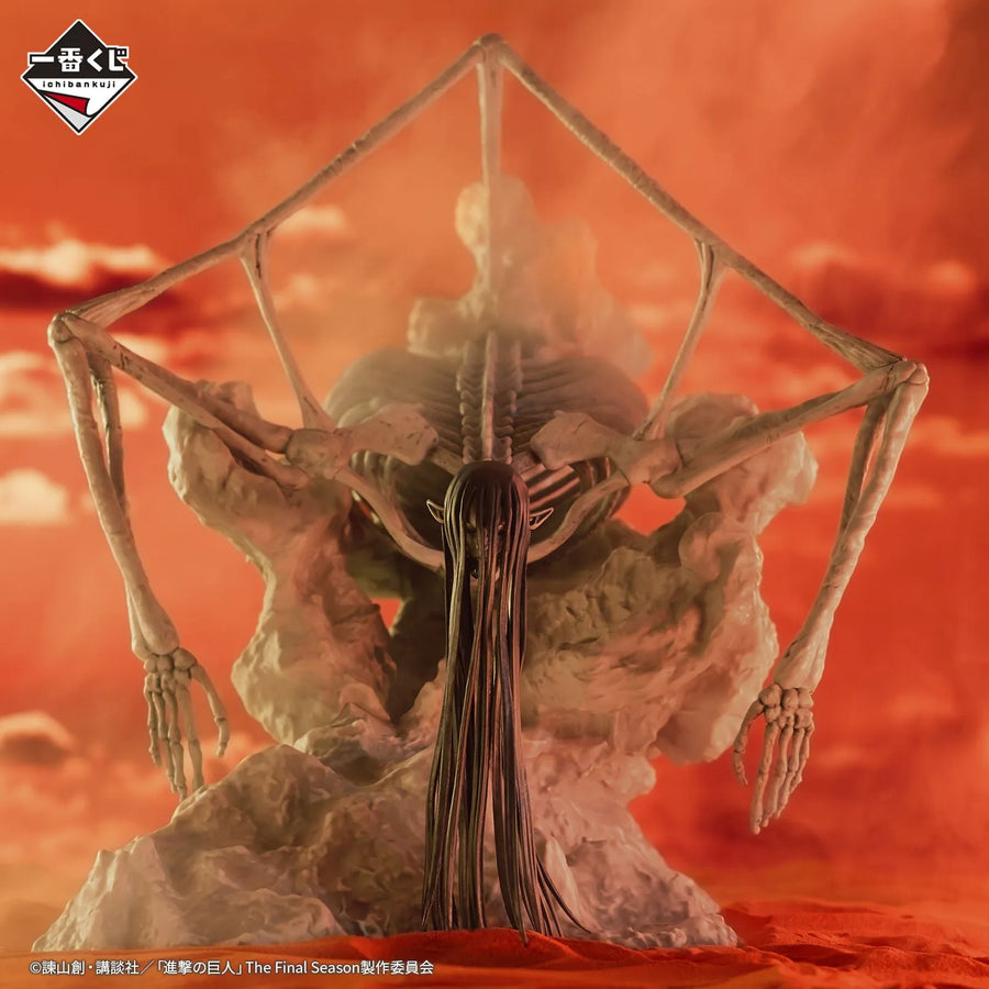 Shingeki no Kyojin The Final Season - Shuubi no Kyojin - Ichiban Kuji Shingeki no Kyojin ~Jinarashi~ - Mega Impact - Last One Prize (Bandai Spirits)ㅤ – Bandai Spirits – ActionFigure Brasil