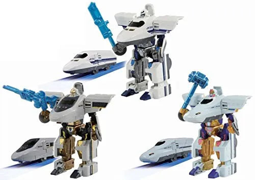 Shinkansen Henkei Robo Shinkalion - N700 Hikari Railstar - N700 Mizuho - 700 Nozomi - Shinkalion Trinity - Shinkalion DXS10 (Takara Tomy)ㅤ – Takara Tomy As Manufacturer – ActionFigure Brasil