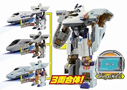 Shinkansen Henkei Robo Shinkalion - N700 Hikari Railstar - N700 Mizuho - 700 Nozomi - Shinkalion Trinity - Shinkalion DXS10 (Takara Tomy)ㅤ – Takara Tomy As Manufacturer – ActionFigure Brasil