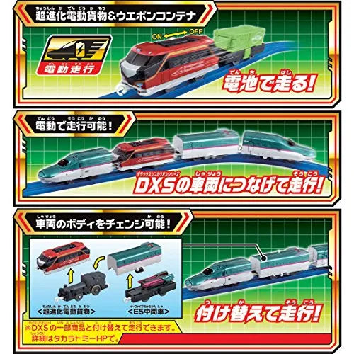 Shinkansen Henkei Robo Shinkalion - Shinkalion - Super Evolution Electric Cargo & Weapon Container Set (Takara Tomy)ㅤ – Takara Tomy – ActionFigureBrasil