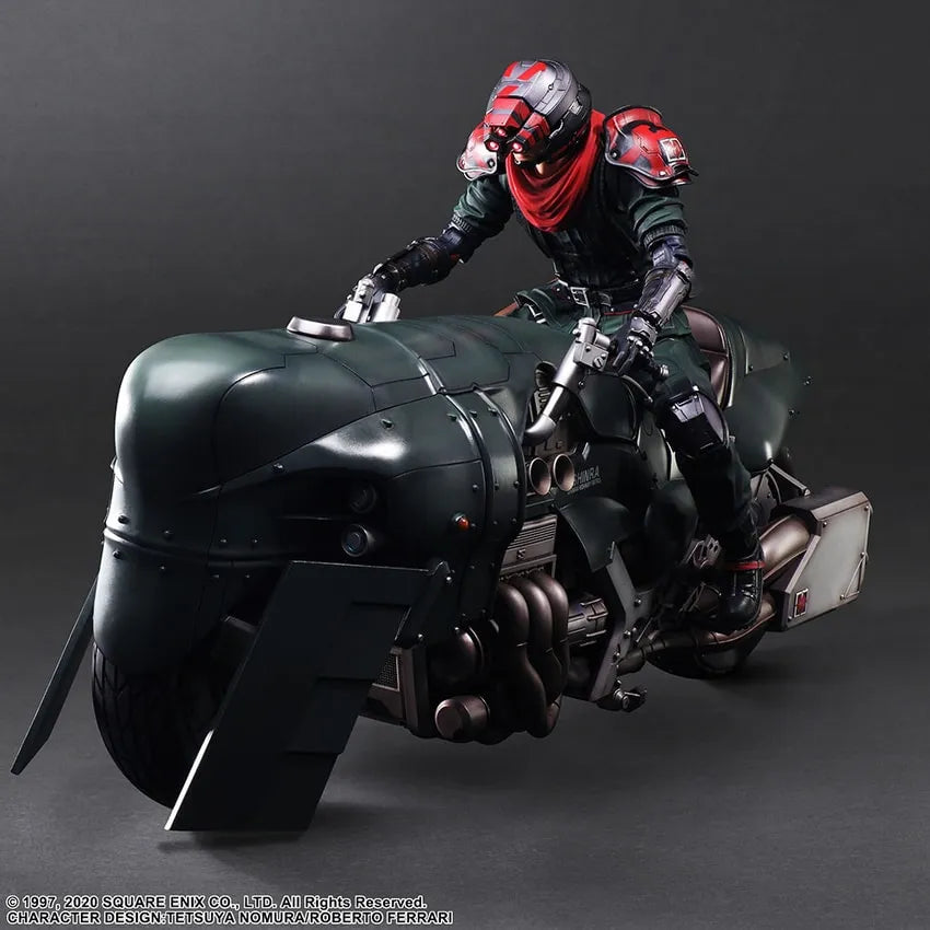Shinra Elite Security Officer and Motorcycle Set – Square Enix – ActionFigure Brasil