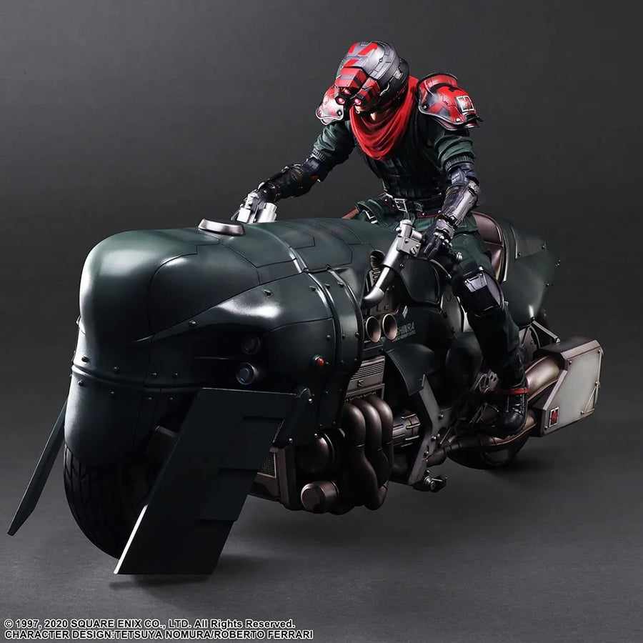 Shinra Elite Security Officer and Motorcycle Set – Square Enix – ActionFigure Brasil