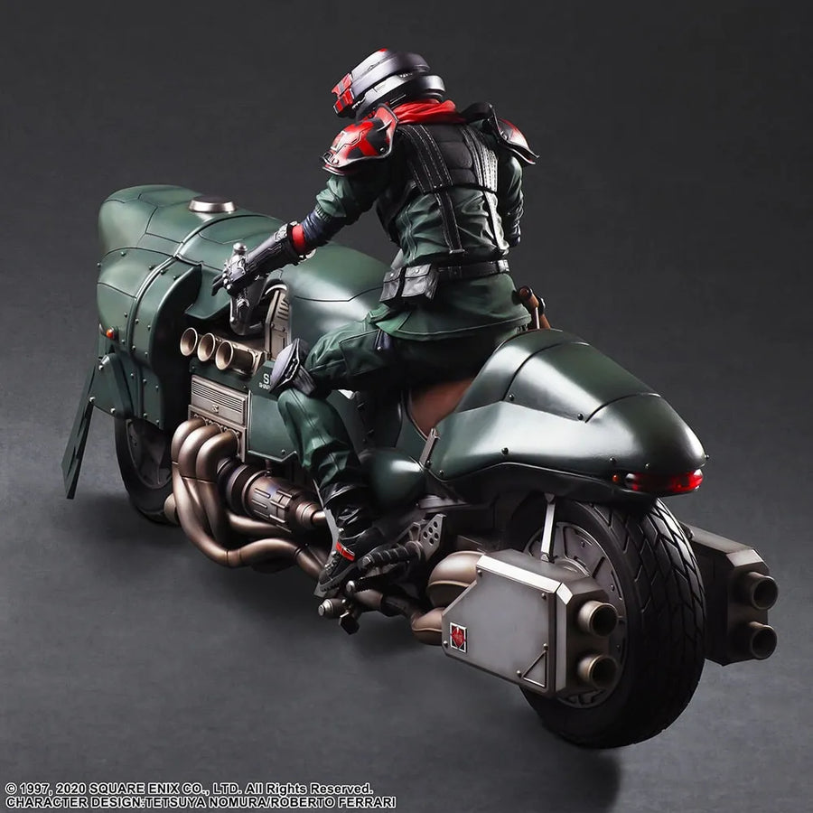 Shinra Elite Security Officer and Motorcycle Set – Square Enix – ActionFigure Brasil