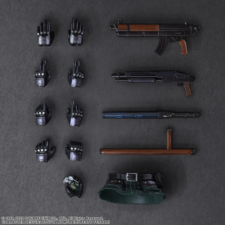 Shinra Elite Security Officer and Motorcycle Set – Square Enix – ActionFigure Brasil