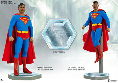 SideShow Sixth Scale DC Comics 1/6 Scale Figure - Supermanㅤ – Sideshow Collectibles – ActionFigureBrasil — com base expositora