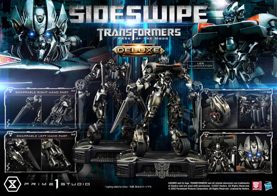 Sideswipe (Deluxe Version) Transformers: Dark of the Moon (Film) – Prime1Studio – ActionFigure Brasil