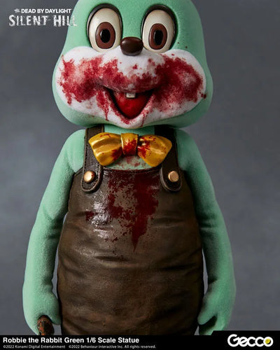 SILENT HILL x Dead by Daylight / Robbie the Rabbit Green 1/6 Scale Statueㅤ – Gecco – ActionFigure Brasil — embalagem