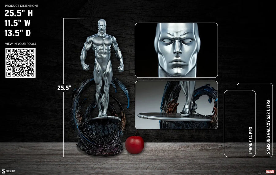 Silver Surfer - LIMITED EDITION: 4000 – Sideshow Collectibles – ActionFigure Brasil