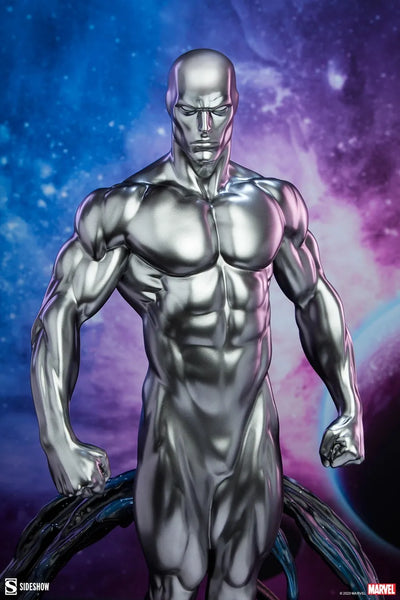 Silver Surfer - LIMITED EDITION: 4000 – Sideshow Collectibles – ActionFigure Brasil — close