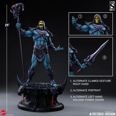 Skeletor Legends (Classic Edition) - LIMITED EDITION: 1000 (Exclusive) – Tweeterhead – ActionFigure Brasil — embalagem