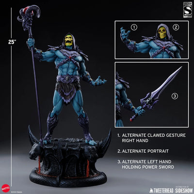 Skeletor Legends (Classic Edition) - LIMITED EDITION: 1000 (Exclusive) – Tweeterhead – ActionFigure Brasil — acessórios
