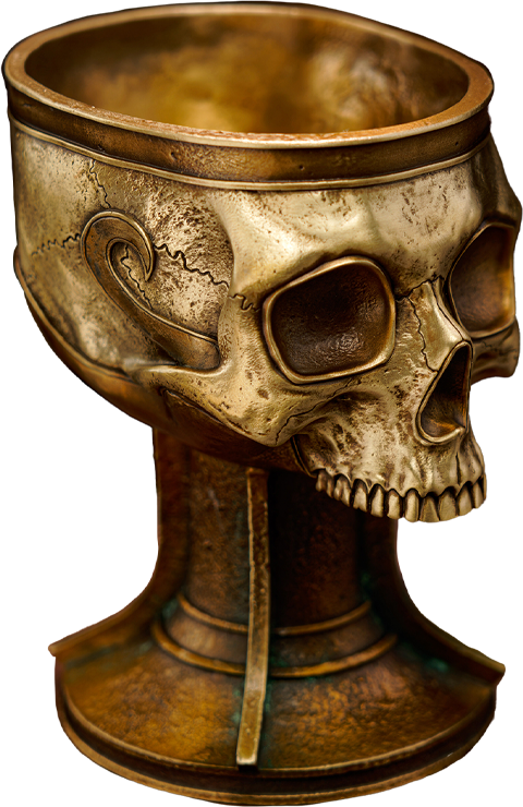 Skull Cup (Bronze Version) - LIMITED EDITION: 200 (Bronze Version) – Manas SUM – ActionFigure Brasil