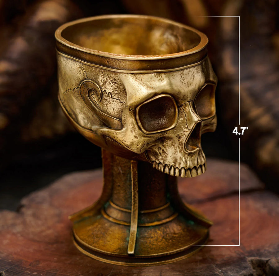 Skull Cup (Bronze Version) - LIMITED EDITION: 200 (Bronze Version) – Manas SUM – ActionFigure Brasil