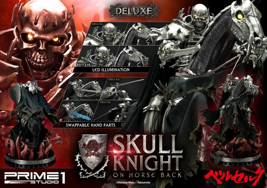 Skull Knight on horseback (Deluxe Version) Berserk – Prime1Studio – ActionFigure Brasil