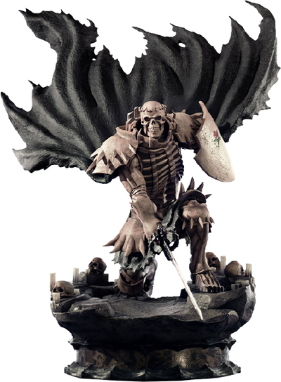 Skull Knight (White Bone Variant) (White) – First 4 Figures – ActionFigure Brasil
