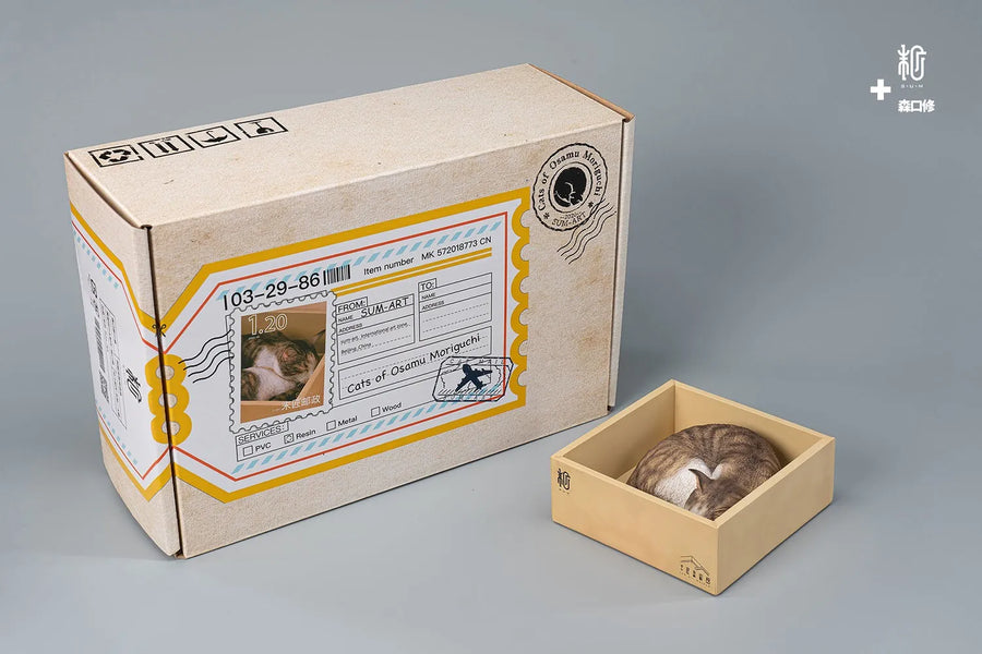 Sleeping Tabby Cat – Manas SUM – ActionFigure Brasil