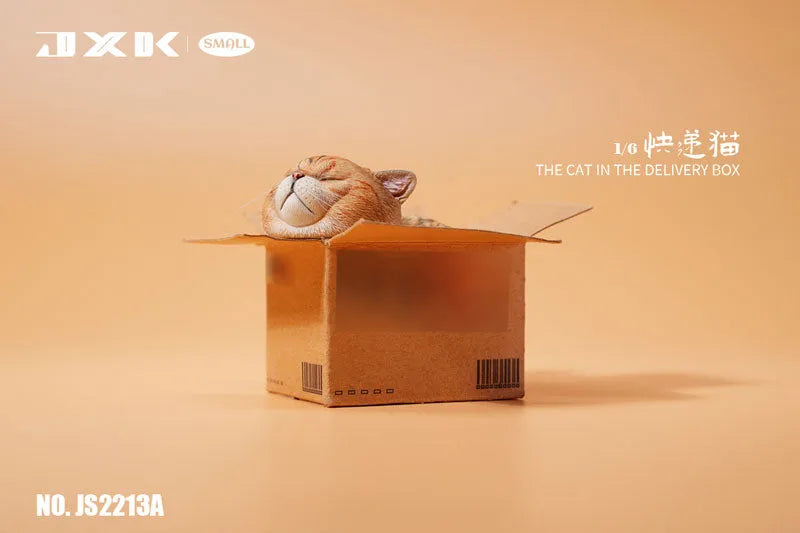 Small Cat in the Cardboard Box Aㅤ – JXK Studio – ActionFigureBrasil