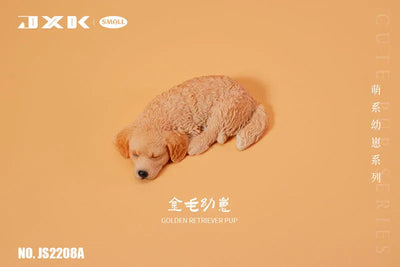 Small Golden Retriever Puppy Sleeping Soundly Aㅤ – JXK Studio – ActionFigureBrasil — ângulo diferente