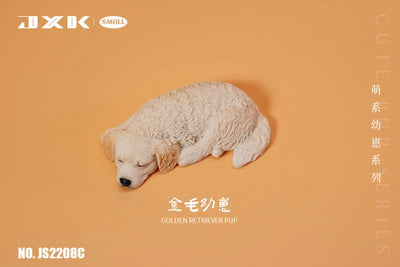 Small Golden Retriever Puppy Sleeping Soundly Cㅤ – JXK Studio – ActionFigureBrasil — ângulo diferente