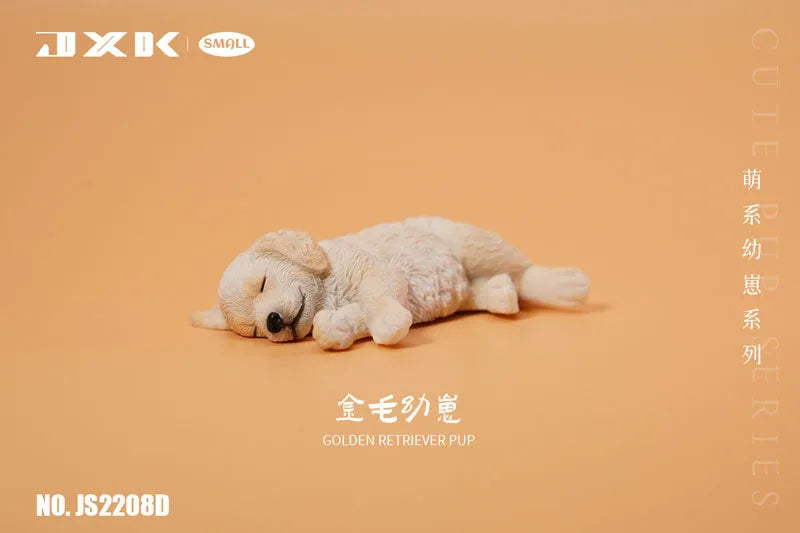 Small Golden Retriever Puppy Sleeping Soundly Dㅤ – JXK Studio – ActionFigureBrasil