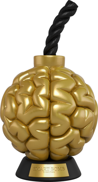 Smart Bomb (Gold Edition) - LIMITED EDITION – Mighty Jaxx – ActionFigure Brasil