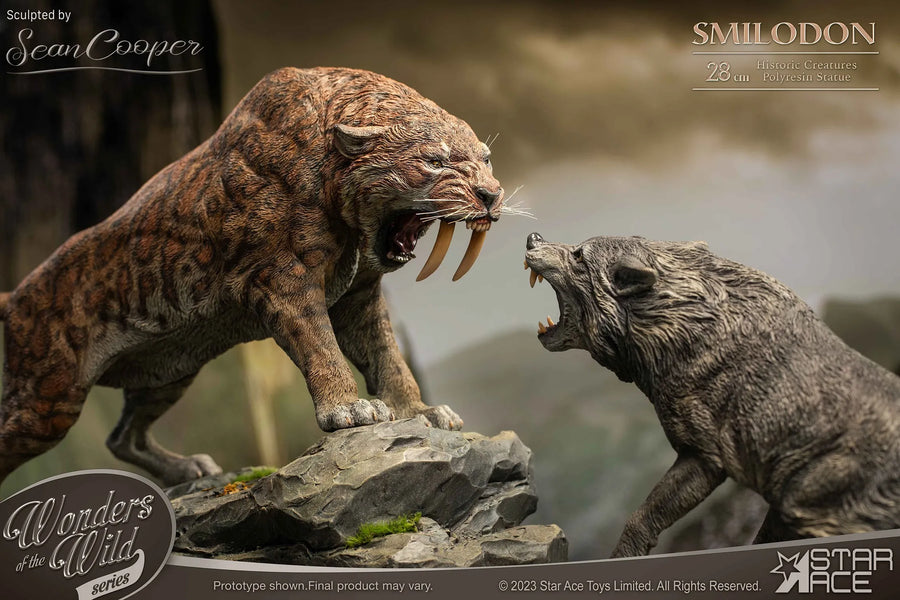 Smilodon & Dire Wolf Twin Pack Set – Star Ace Toys Ltd. – ActionFigure Brasil