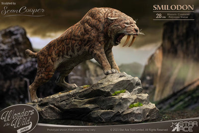 Smilodon & Dire Wolf Twin Pack Set – Star Ace Toys Ltd. – ActionFigure Brasil — close