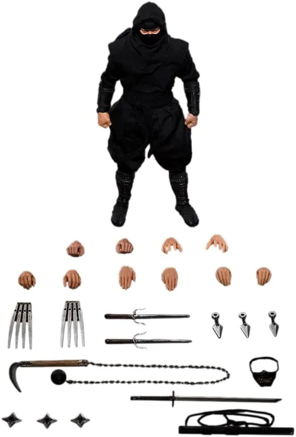 SN001 - Shadow Ninja - Black (VTOYS x 6INCH)ㅤ – VTOYS x 6INCH – ActionFigureBrasil