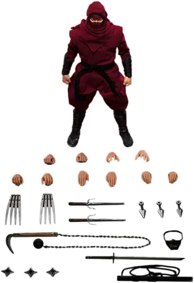 SN002 - Shadow Ninja - Red (VTOYS x 6INCH)ㅤ – VTOYS x 6INCH – ActionFigureBrasil