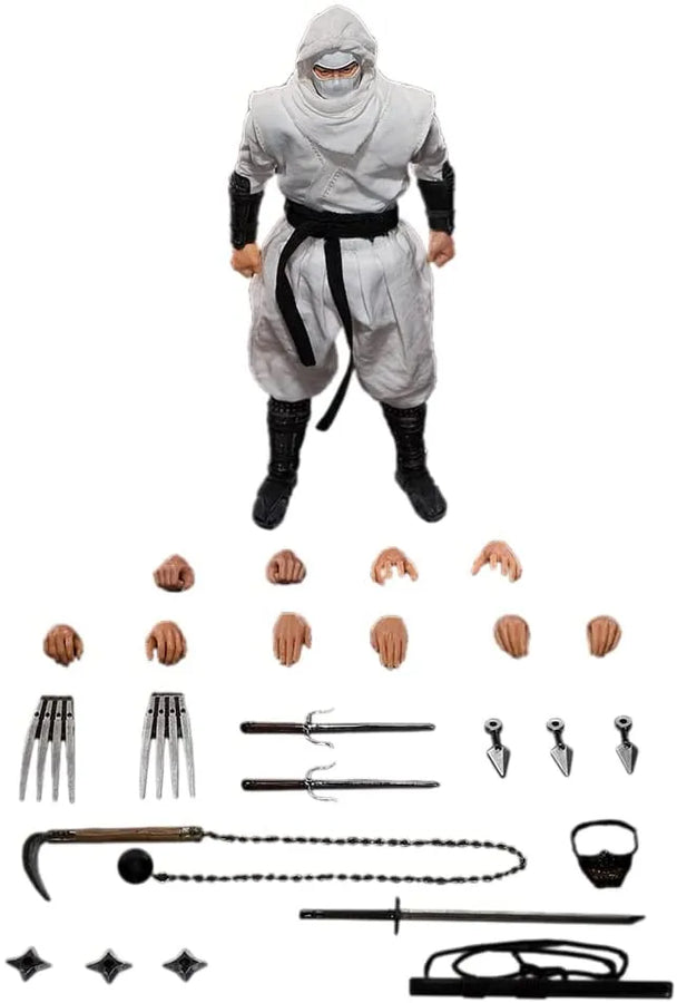 SN003 - Shadow Ninja - White (VTOYS×6INCH)ㅤ – VTOYS×6INCH – ActionFigure Brasil