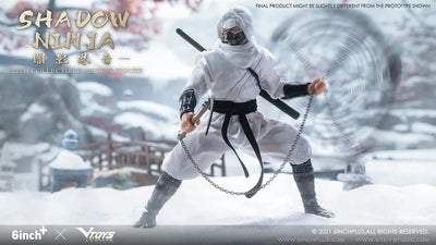 SN003 - Shadow Ninja - White (VTOYS×6INCH)ㅤ – VTOYS×6INCH – ActionFigureBrasil — detalhe do produto