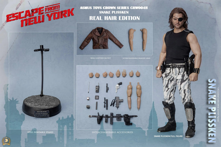 Snake Plissken (Real Hair Version) (Real Hair) – Asmus Collectible Toys – ActionFigure Brasil