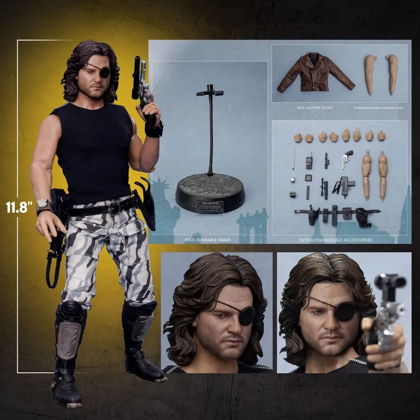 Snake Plissken (Sculpted Hair Version) (Sculpted Hair) – Asmus Collectible Toys – ActionFigure Brasil